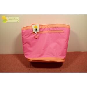 Sun Squad 12 Cans/13.9qt Soft Sided Tote Cooler Pink